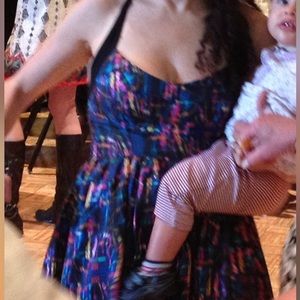 Cynthia Rowley multicolor silk corset Dress